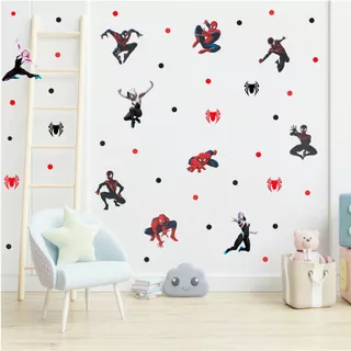 Kit Adesivo de Parede Homem Aranha - Papel de Parede Infantil - Decoração Quarto de Menino