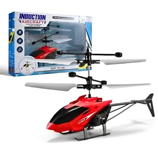 Helicópteros Recarregáveis RC, Drone Brinquedos, Indução, Pairando, Seguro, Resistente ao Queda, Mini, Sem Controle Remoto