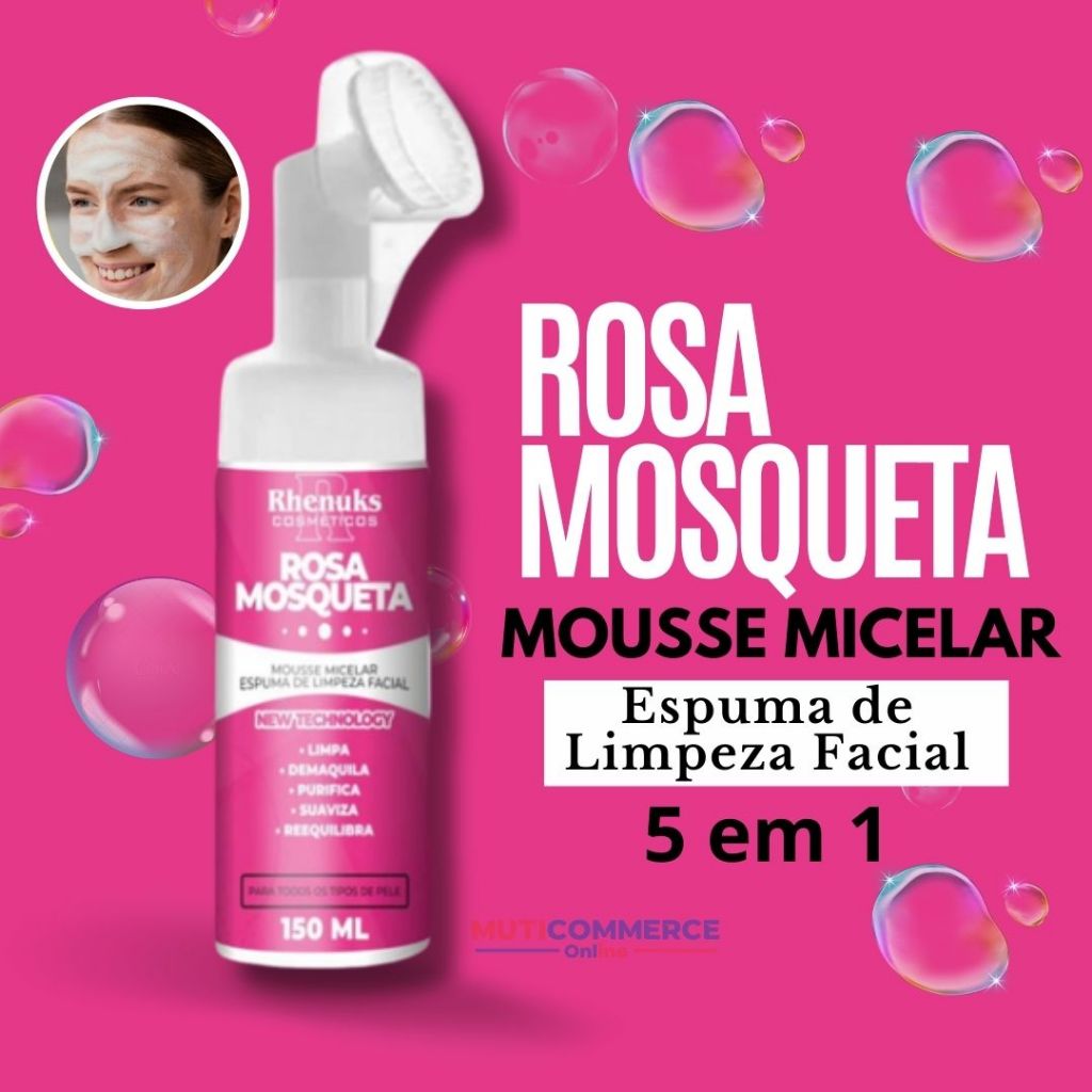 Mousse Micelar Rosa Mosqueta na Black Friday 2025 | BuscaProdutos