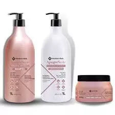 Shampoo Condicionador 1L cada Mascara Nutrição Hidratação Profunda 500gr Apogee Serie Member