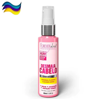 Sérum Desmaia Cabelo Forever Liss 60ml Reparador de pontas anti-frizz Óleo Proteção Térmica