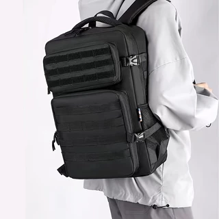 Mochila De Camuflagem De Grande Capacidade Para Homens Para Caminhadas E Acampamentos Esportiva Ao Ar Livre