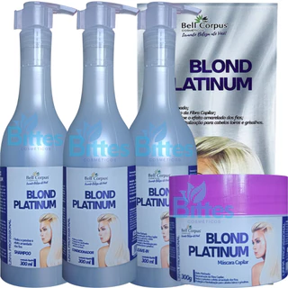 Kit Blond Platinum Profissional Efeito Platinado Bell Corpus