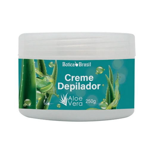 Creme Depilador para Corpo, Pernas, Virilhas, Axilas, com Aloe Vera - 250g - 215 - depilação suave