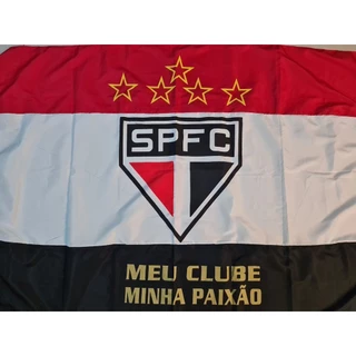 Bandeira do SÃO PAULO Grande 100cm X 100cm de Alta Qualidade ENVIO IMEDIATO
