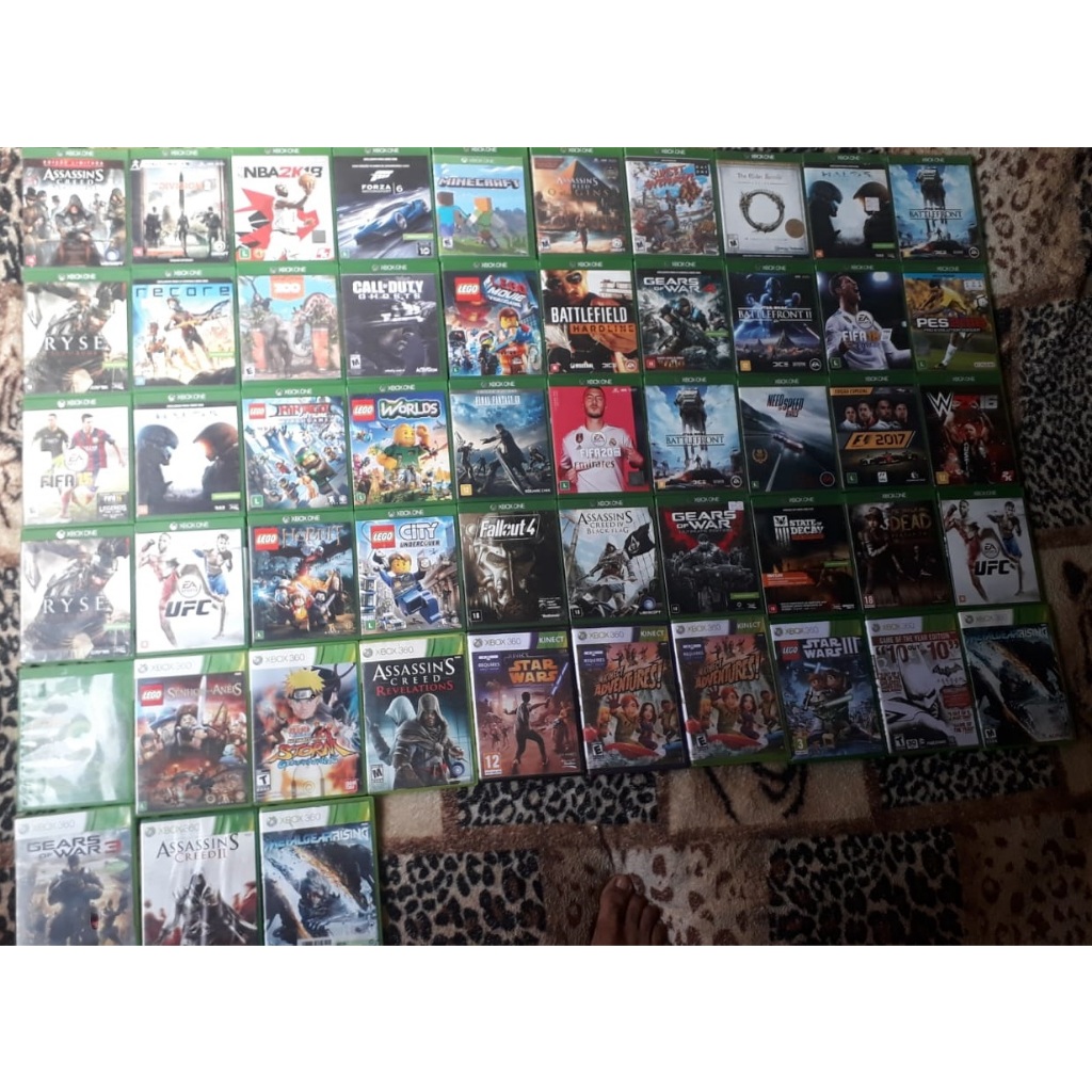 Lote De Jogos Xbox Leia O Anuncio 53 Jogos