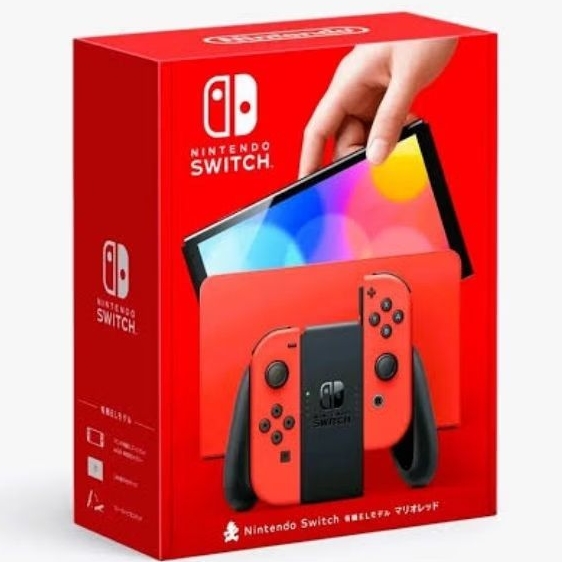 NINTENDO SWITCH OLED - MARIO RED - NOVO - ORIGINAL - LACRADO - MARIO EDITION