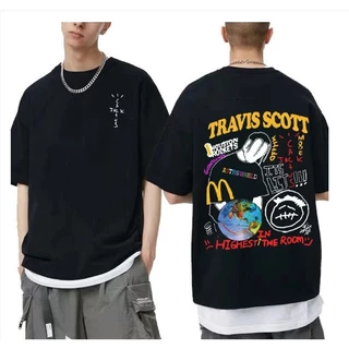 Camiseta Streetwear Travis Scott Astroworld Algodão Unissex