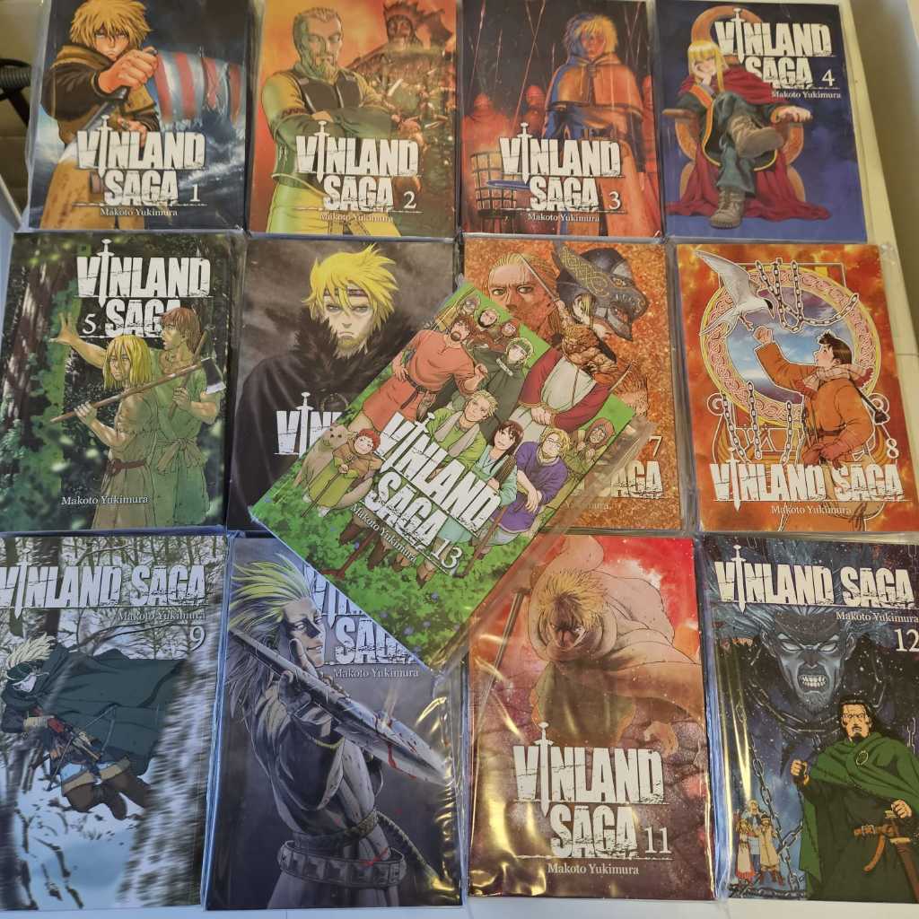 Vinland Saga Deluxe 1 ao 13 - Coleção Mangá Panini | Shopee Brasil