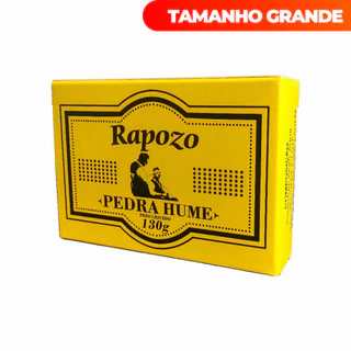130g Pedra Hume Rapozo Tablete Desodorante Cristal