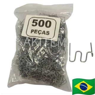 Grampos Reparos Solda Para-choque 500 Pç /Envio Imediato.