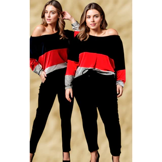 Conjunto Malha Viscolycra Plus Size Tamanho G1 G2 G3 G4 Gordinha 3 Cores Moderno