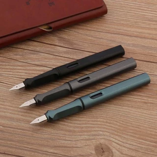 Caneta Tinteiro Confortável Extra Fina + Tinta e conversor para presente