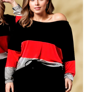Blusa Malha Moderna Tendência Plus Size Elastano