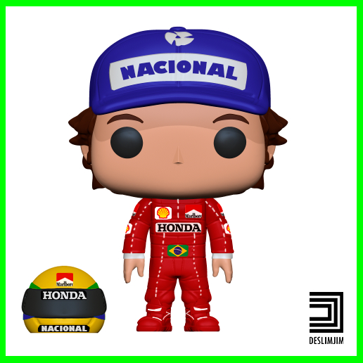 Funko Pop artesanal Ayrton Senna