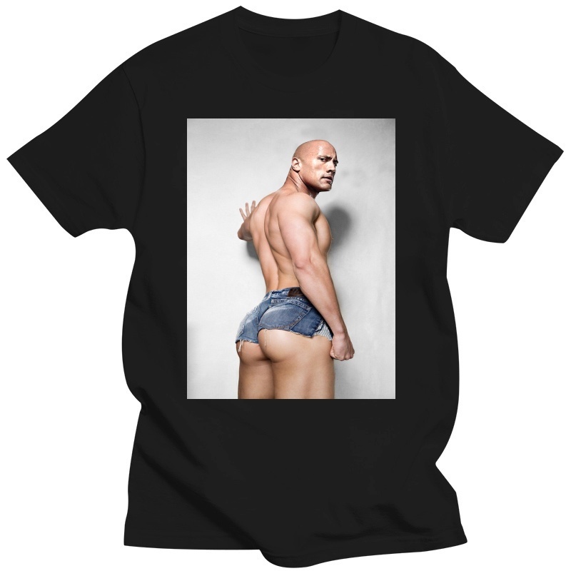 Camisa Streetwear Dwayne Johnson Shortinho Camiseta Lançamento - Fio 30.1