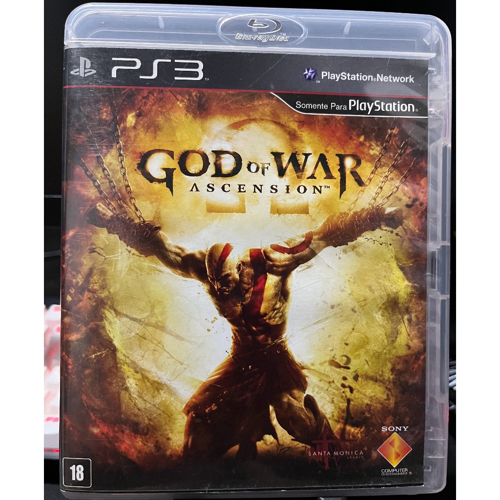GOD OF WAR ASCENSION PS3 MIDIA FISICA ORIGINAL