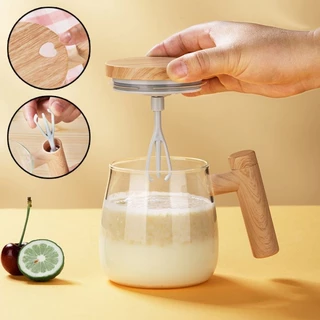 Carregamento USB Auto Agitador Automático Caneca Magnética De Vidro Difereência De Café Misturador Inteligente Copo Térmico