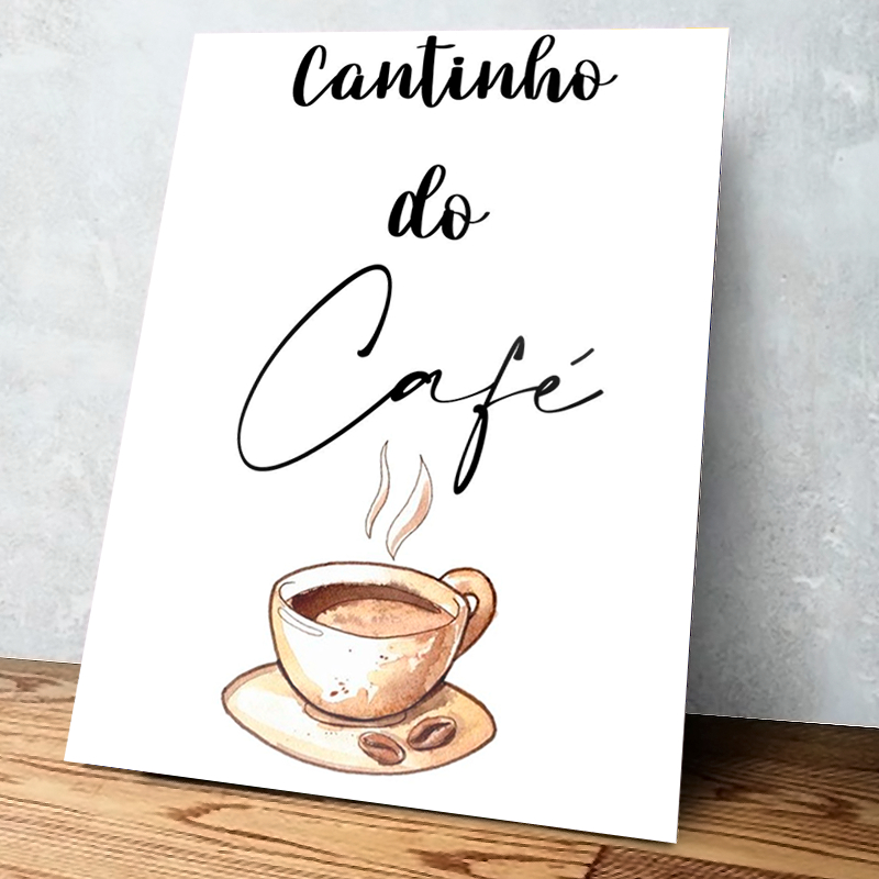 Placas Decorativas Quadros Frases de Cozinha 01 a 30, Cantinho do