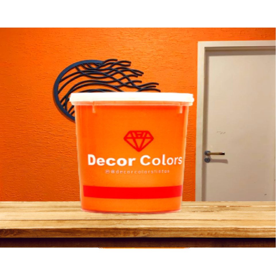 Cimento Queimado Diamantado Laranja 3,2 kg Decor Colors | Shopee Brasil