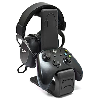 Suporte para um controle de Xbox e Fone