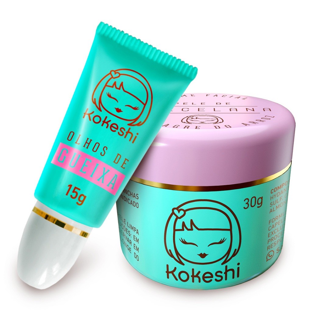 Kit Renovadores Faciais Kokeshi