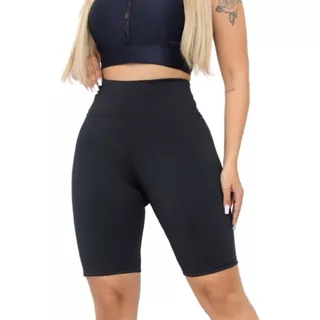 Bermuda Ciclista Feminina Shorts Liso
