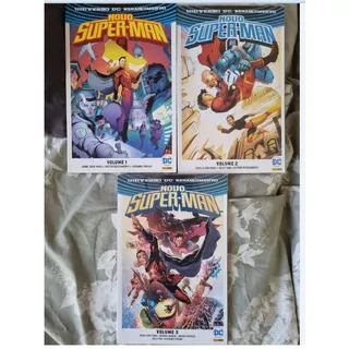 LOTE 03 HQS SUPER-MAN - UNIVERSO DC RENACIMENTO - VOLUMES 1, 2 E 3 - PANINI