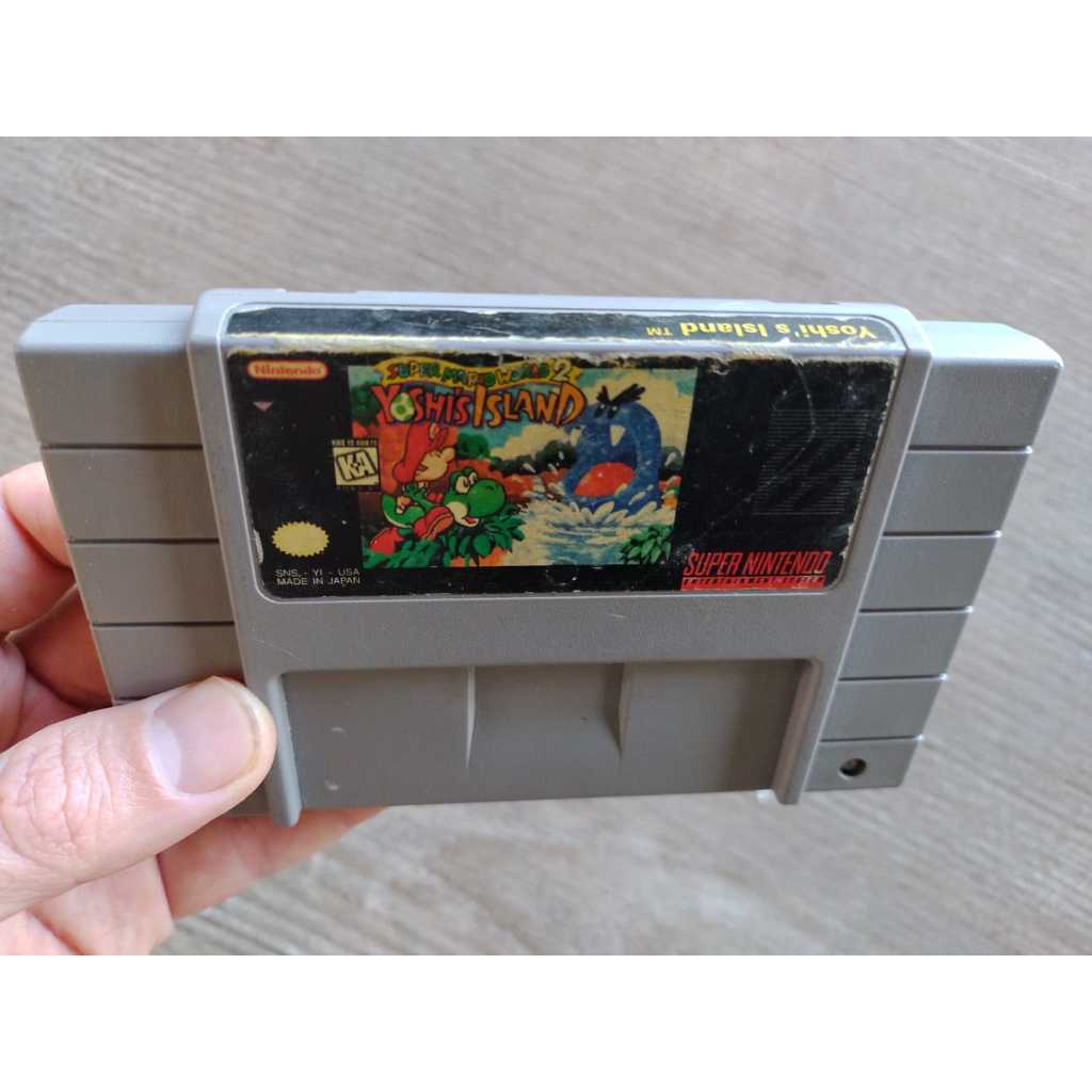 YOSHI S ISLAND Super Mario World 2 Original de Super