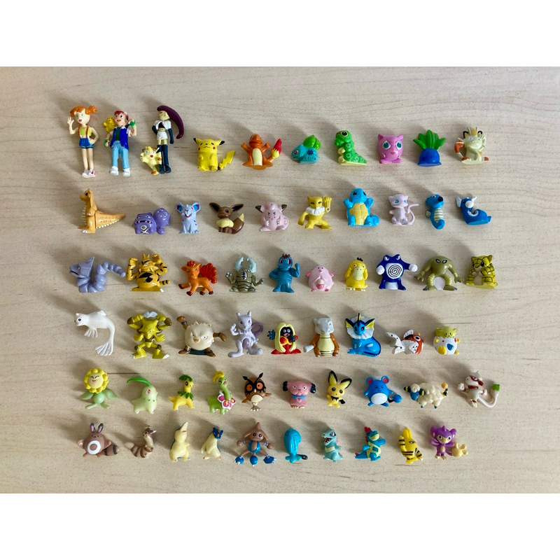 Coleção Completa 60 Miniaturas Pokémon Guaraná Caçulinha Nintendo