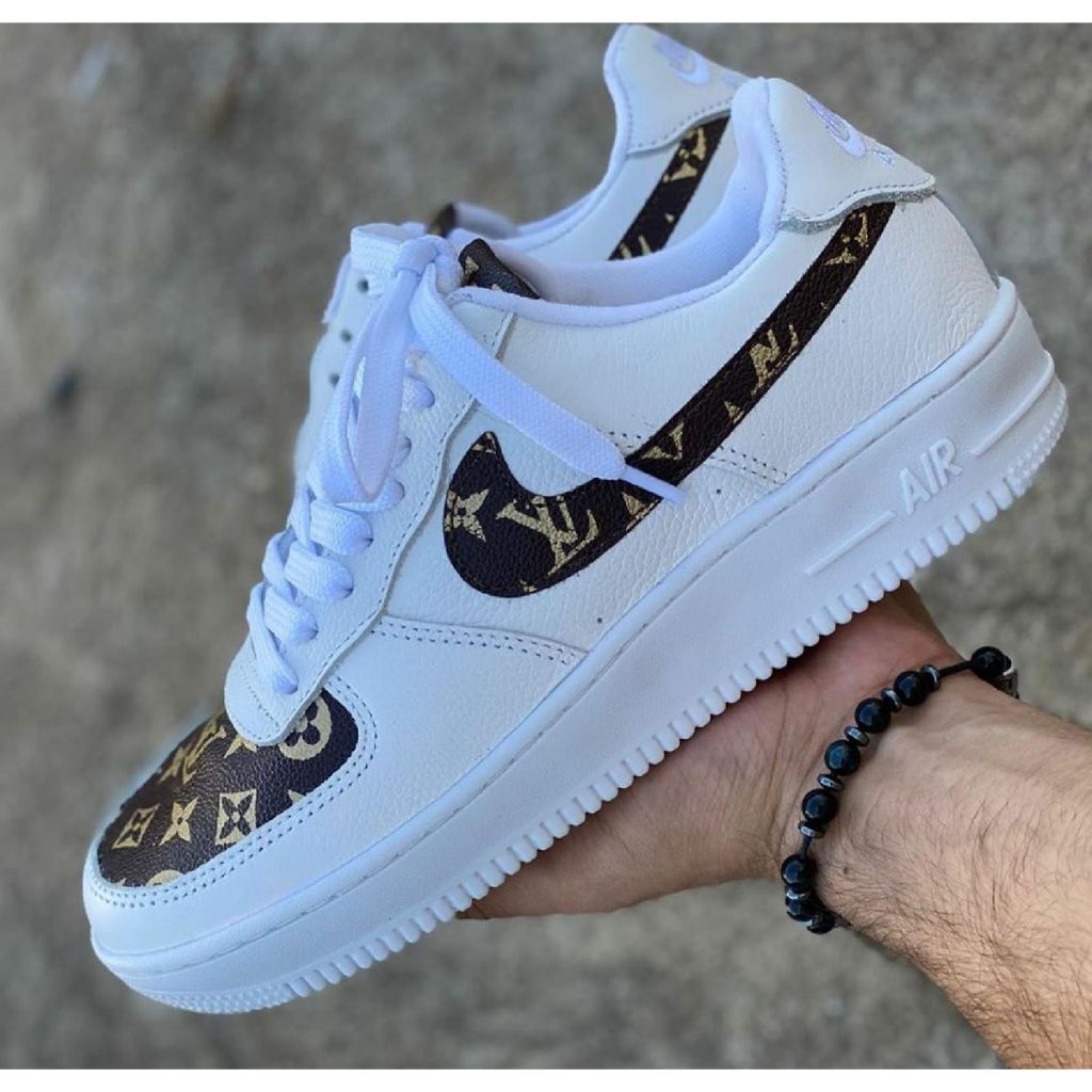 Tenis NK Air Force Feminino Masculino Louis Vuitton LV Novo 2023 luis viton oferta