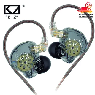 Fone In-ear lançamento KZ EDX Lite Com Microfone