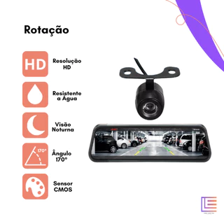 Câmera De Ré A-16 Para Carro Colorida Com Visão Noturna universal Borboleta automotiva Original