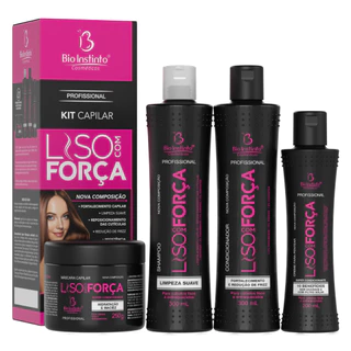 Kit liso com força 4 itens Bio instinto