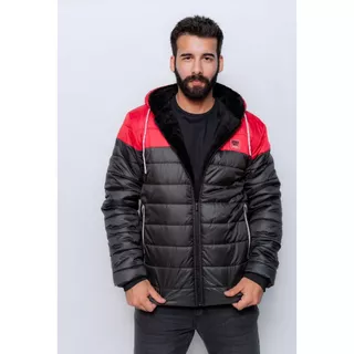 Jaqueta Bobojaco Nylon Masculina Forrada Com Pelo