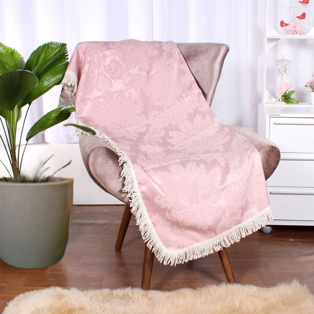 MANTA DECORATIVA XALE COM FRANJA , LUXUOSA PARA POLTRONA/CAMA/SOFÁ ...