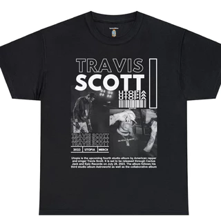 Camiseta Unissex Algodão Utopia Travis Scott