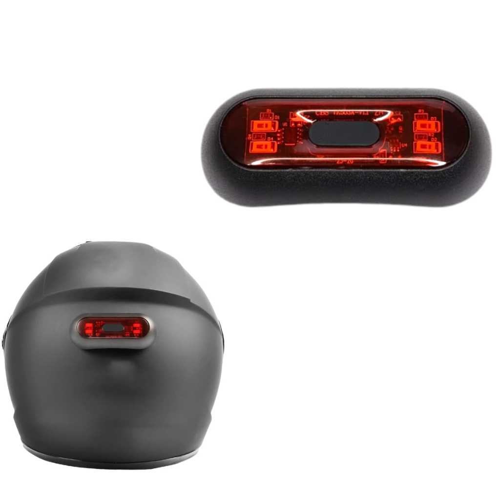 Brake Light Para Capacetes Universal Luz Indicadora