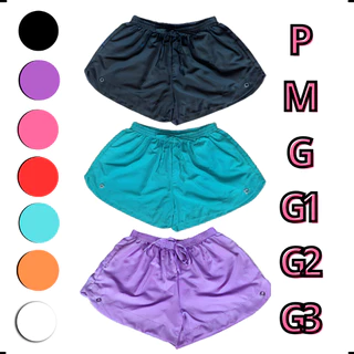 Kit 3 Short Feminino Cores Sortidas Para Dia a Dia Academia Running Também 1 e 2 Unidades