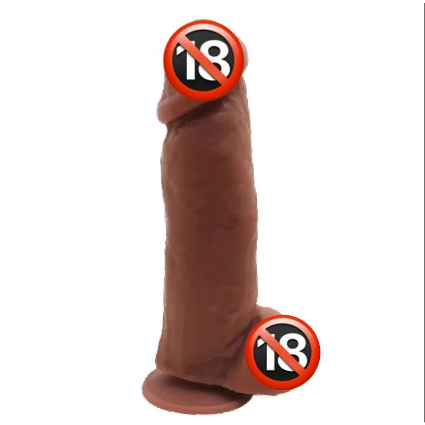 Realístico Penis Consolo Dildo Grosso Ventosa Escroto Kong 21cm x 6cm - Promoção