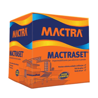 Revestimento Impermeabilizante Mactraset Mactra 9kg Parede Alicerce Rodapé Piso Piscina Reservatório
