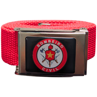 Cinto Para Bombeiro Civil - Resinado Vermelho