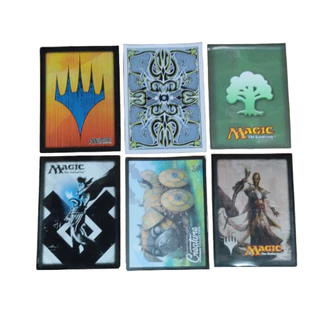 60 Shields Ilustrados Marca Variada para Magic e Pokémon