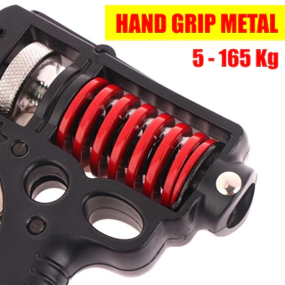 Handgrip Metal 5-165 kg de Luxo Super Resistente Fortalecedor Exercício Braço e Antebraço Mola com Ajuste de Força Aderência de mão