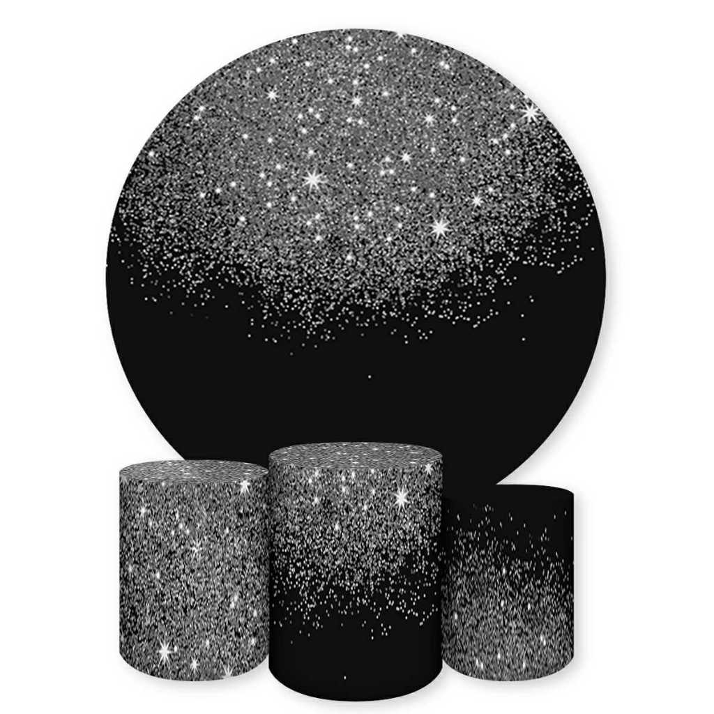 Kit Capa para Painel e cilindros Sublimados Tema Glitter