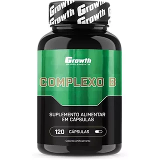 Complexo B Growth Supplements Vitamina B12 Vitamínico Concentrado 120 Cápsulas