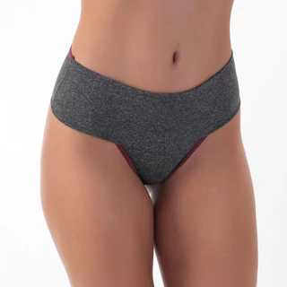Calcinha Cós Fit Cintura Tecido Duplo Tanga Cós Alto Microfibra Forro 100% Algodão