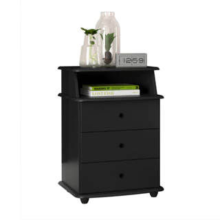 Mesa Cabeceira Lateral Quarto Organizador Gaveteiro Casal Solteiro Decoração Sleep Armazenamento Retrô 3 Opção de Cor