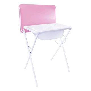 Banheira para Bebê com Trocador e Suporte - Luxo Portátil