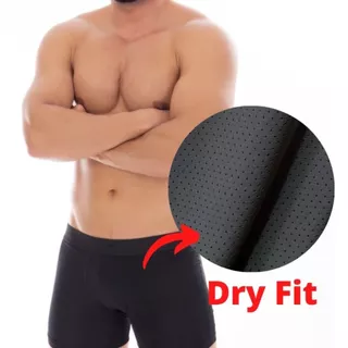 Kit 5 Cueca Masculina Adulto Box Boxer Dry Fit Lisa Microfibra